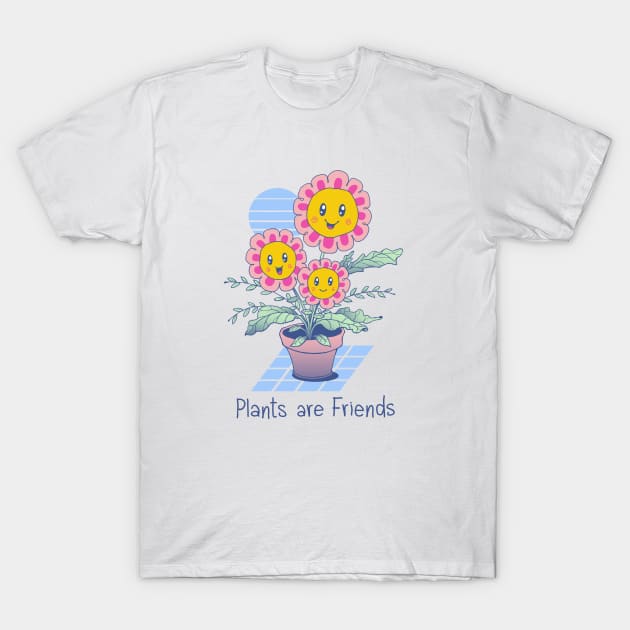 Plants are Friends! T-Shirt by Vincent Trinidad Art